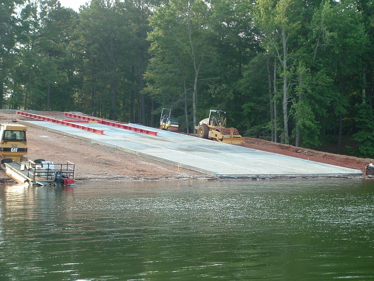 crane equipment working on pyne road park mega ramp