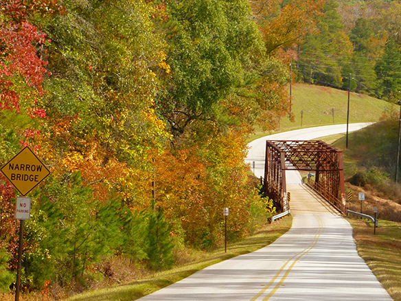 Salem Road Bridge before reconstruction in 2016